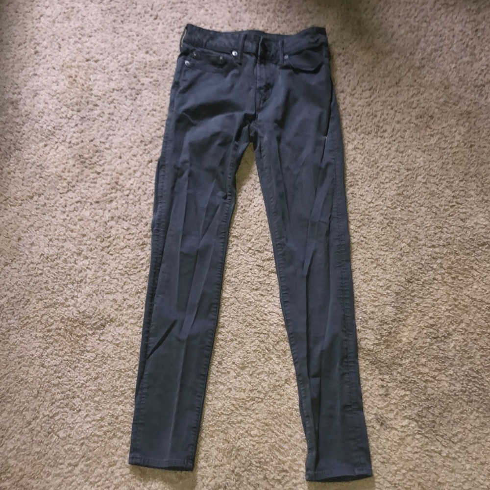 American Eagle Skinny Jeans Dark Grey & Light Khaki 26x30